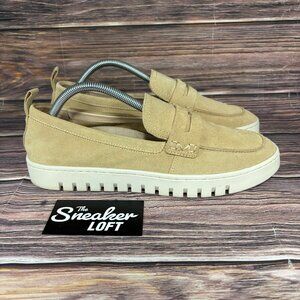 Vionic Women's Uptown Loafers Sand Suede Women's Slip On Shoes Size 10.5